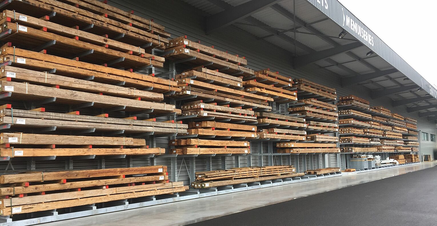 [Translate "Belgium (NL)"] [Translate "Niederlande"] Cantilever racking timber trade